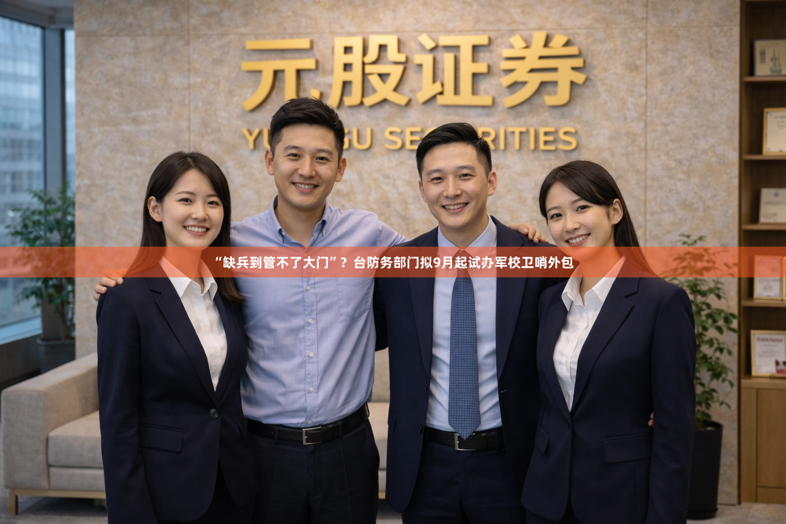 “缺兵到管不了大门”？台防务部门拟9月起试办军校卫哨外包