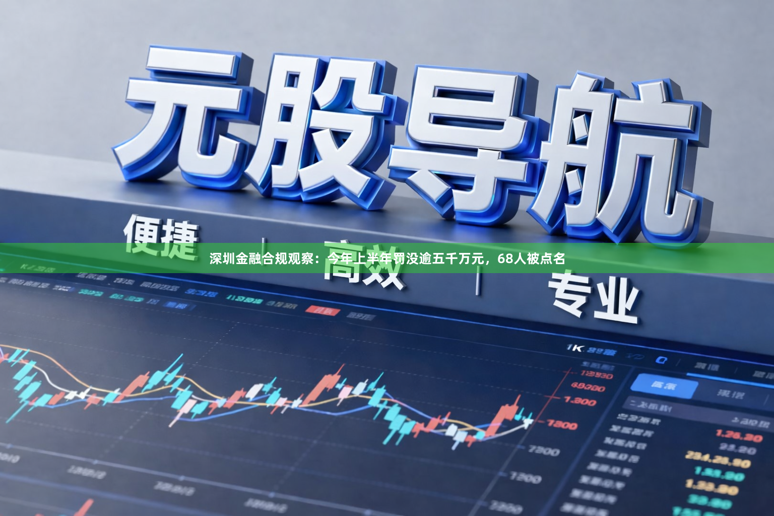 深圳金融合规观察：今年上半年罚没逾五千万元，68人被点名